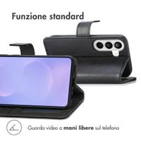 imoshion Cover a libro di Lusso Samsung Galaxy S26 - Nero