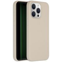 Accezz Cover in silicone liquido con MagSafe Apple iPhone 15 Pro Max - Stone