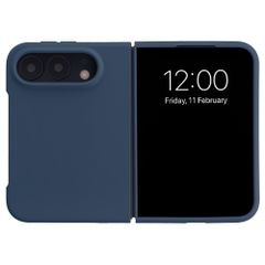 Accezz Cover in silicone liquido con MagSafe Apple iPhone Duo - Blu scuro
