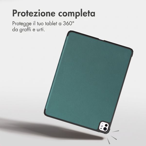 imoshion Cover a libro Trifold Apple iPad Pro 11 (2022 / 2021 / 2020 / 2018) - Verde scuro