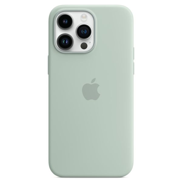 Apple Cover Posteriore in Silicone con MagSafe Apple iPhone 14 Pro Max - Succulent