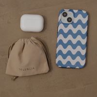 Selencia Cover Vivid  Apple Airpods 3 - Wave Vibes Classic Blue