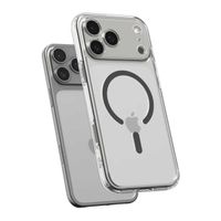Spigen Cover Posteriore Ultra Ibrida con MagSafe Apple iPhone 17 Pro Max - Clear Graphite