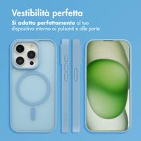 imoshion Cover posteriore Color Guard con MagSafe Apple iPhone 15 Pro - Azzurro