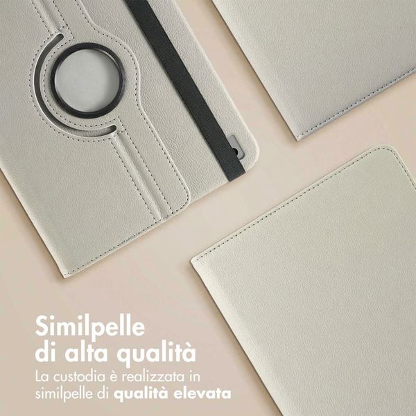 imoshion Cover Girevole a 360° Apple iPad 9 (2021) 10.2 pollici / iPad 8 (2020) 10.2 pollici / iPad 7 (2019) 10.2 pollici - Grigio