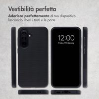 Accezz Cover Posteriore Resistente con MagSafe Samsung Galaxy A37 (5G) - Nero