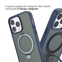 Accezz Cover con anello e supporto con MagSafe Apple iPhone 14 Pro Max - Blu
