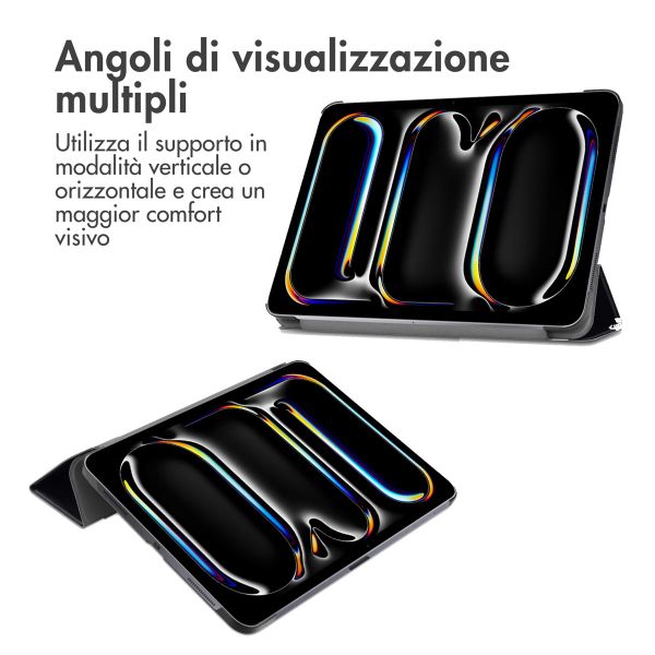 imoshion Cover Trifold Design Apple iPad Pro 11 (2025) M5 / (2024) M4 - Don't touch