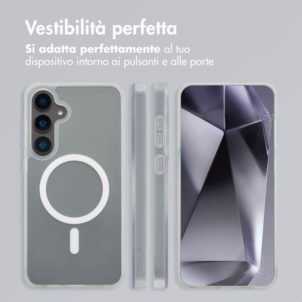 imoshion Cover posteriore Color Guard con MagSafe Samsung Galaxy S24 Plus - Bianco