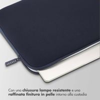 Accezz Cover per laptop 15-16 pollici - Laptopsleeve - Blu