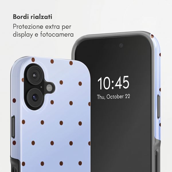 Selencia Cover posteriore Vivid con MagSafe Apple iPhone 17 - Happy Dots Digital Sky