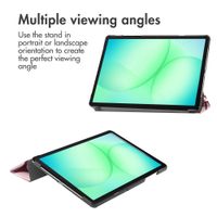 imoshion Cover Trifold Design Samsung Galaxy Tab A11 Plus / A9 Plus - Bloom Love Blush