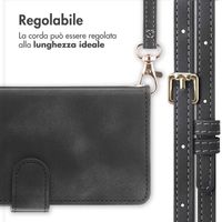 imoshion Cover a libro con Cordino Apple iPhone SE (2022 / 2020) / 8 / 7 - Nero