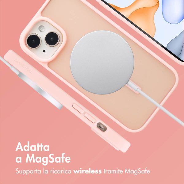 imoshion Cover posteriore Color Guard con MagSafe Apple iPhone 15 - Rosa chiaro