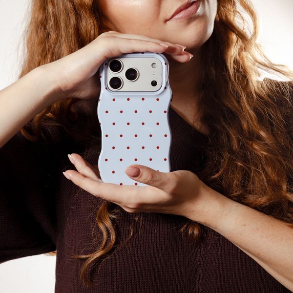 Selencia Cover Vivid Wavy con MagSafe Samsung Galaxy A37 (5G) - Happy Dots Digital Sky