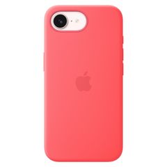 Apple Cover in silicone con MagSafe Apple iPhone 17e - Bright Guava