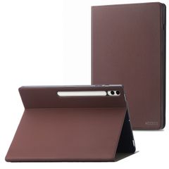 Accezz Cover Tablet Classica Samsung Galaxy Tab S10 Plus / Tab S9 FE Plus / Tab S9 Plus - Marrone