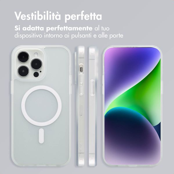 imoshion Cover posteriore Color Guard con MagSafe Apple iPhone 14 Pro Max - Bianco