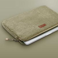 Selencia Cover Teddy per laptop 13-14 pollici - Laptopsleeve - Sage Green