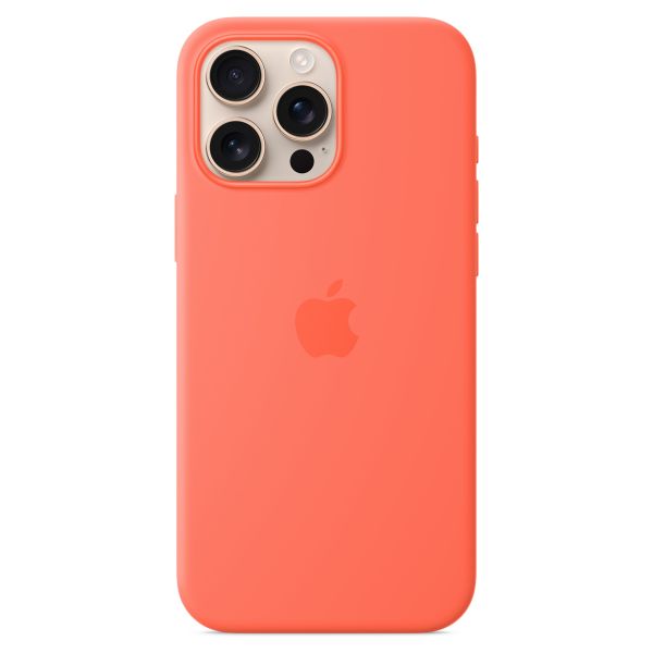 Apple Cover Posteriore in Silicone con MagSafe Apple iPhone 16 Pro Max - Tangerine Orange