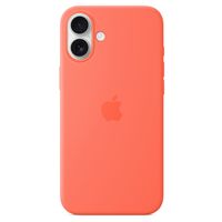 Apple Cover Posteriore in Silicone con MagSafe Apple iPhone 16 - Tangerine Orange
