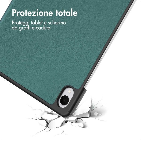 imoshion Cover a libro Trifold Samsung Galaxy Tab S11 - Verde scuro