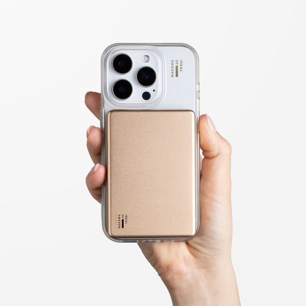 iDeal of Sweden MagSafe Powerbank Slim 5.000 mAh - Powerbank wireless - Gold