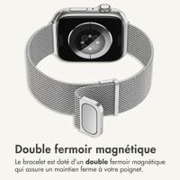 imoshion Milanees magnetisch bandje Apple Watch | 38/40/41/42 mm - Zilver