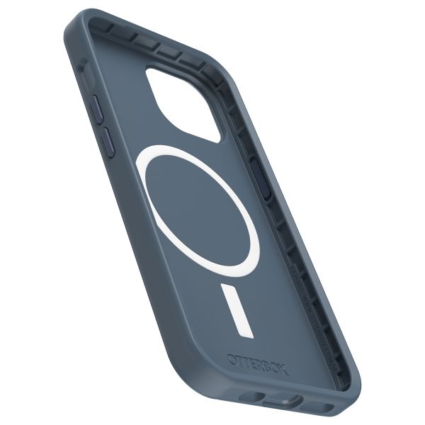 OtterBox Cover Posteriore Trasparente Symmetry con MagSafe Apple iPhone 17e / 16e / 15 / 14 / 13 - Blu