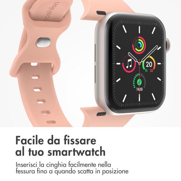 imoshion Cinturino in silicone⁺ Apple Watch | 44/45/46/49 mm - Taglia M/L - Vintage Rose