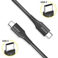 Accezz Cavo da USB-C a USB-C - 1 metro - Nero