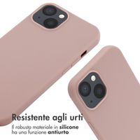 imoshion Cover in Silicone con Cordino Apple iPhone 13 - Sand Pink
