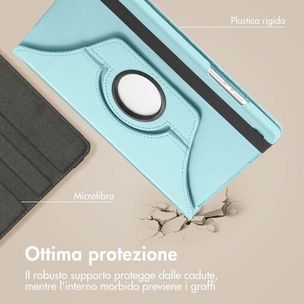 imoshion Cover Girevole a 360° Samsung Galaxy Tab A9 8.7 pollici - Azzurro