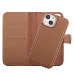 Selencia Libreria rimovibile Olyn con MagSafe Apple iPhone 15 - Marrone