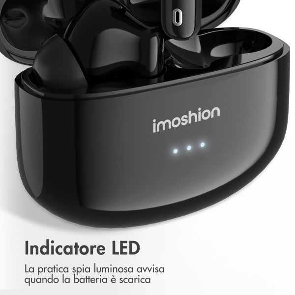 imoshion Aura Pro Auricolari in-ear wireless - Cancellazione attiva del rumore (ANC) - Nero
