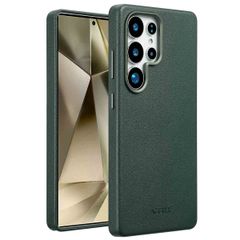 Accezz Cover in Pelle con MagSafe Samsung Galaxy S25 Ultra - Cedar Green