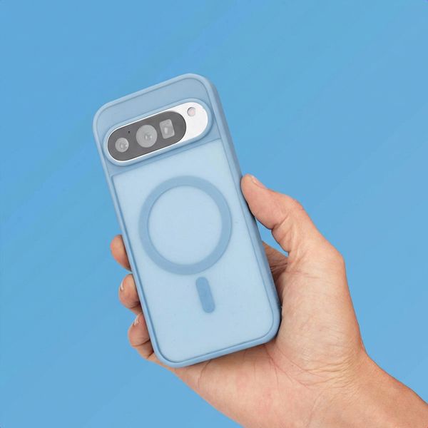 imoshion Cover posteriore Color Guard con MagSafe Google Pixel 9 / 9 Pro / 10 / 10 Pro - Azzurro