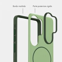 imoshion Cover posteriore Color con Thin MagSafe Ring Samsung Galaxy S26 Ultra - Verde scuro