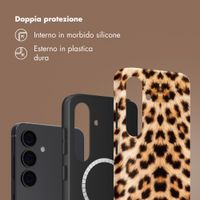 Selencia Cover posteriore Vivid con MagSafe Samsung Galaxy S24 - Wild Leo