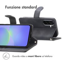 imoshion Cover a libro con Cordino Samsung Galaxy A37 (5G) - Nero