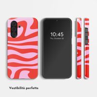 Selencia Cover Posteriore Vivid Samsung Galaxy A36 / A56 - Dream Swirl Pink