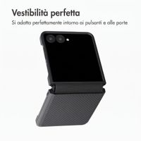 Accezz Cover Grid Samsung Galaxy Z Flip 8 - Nero