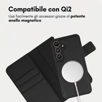 imoshion Cover a libro di lusso 2-in-1 rimovibile Samsung Galaxy S24 FE - Nero