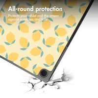 imoshion Cover Trifold Design Samsung Galaxy Tab A11 Plus / A9 Plus - Citrus Dream