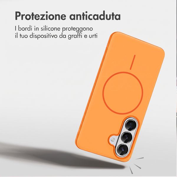 imoshion Cover posteriore Color con Thin MagSafe Ring Samsung Galaxy S26 - Arancio