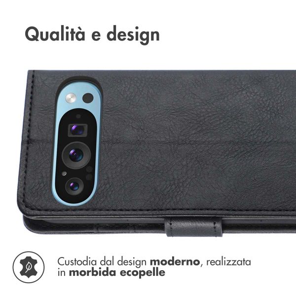 imoshion Cover a libro di Lusso Google Pixel 9 Pro XL - Nero