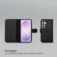 Selencia Libreria rimovibile Olyn con MagSafe Samsung Galaxy S26 - Nero