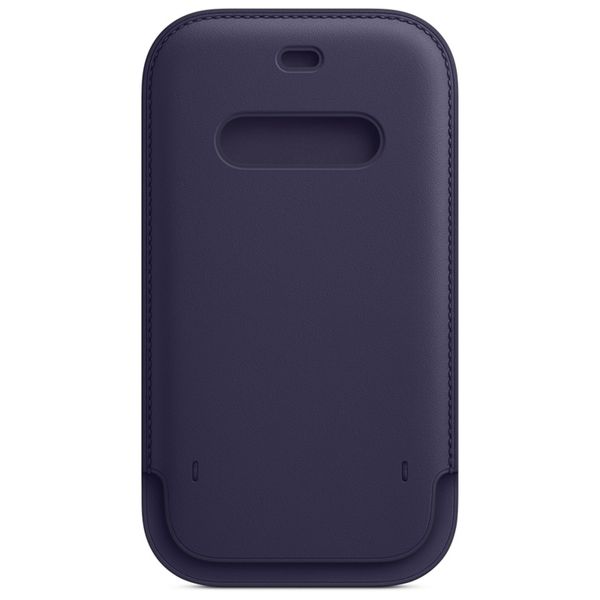 Apple Sleeve in Pelle iPhone 12 (Pro) - Deep Violet