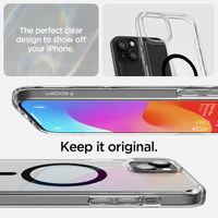 Spigen Cover Posteriore Ultra Ibrida con MagSafe Apple iPhone 15 - Nero