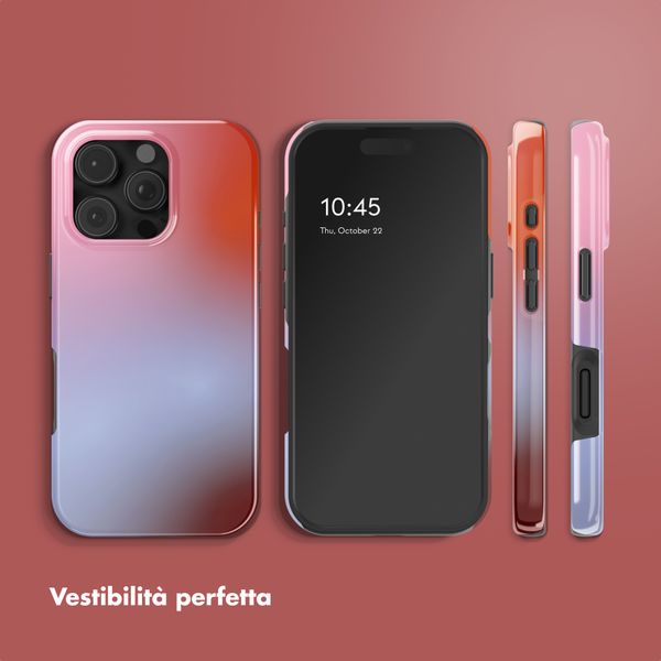 Selencia Cover posteriore Vivid con MagSafe Apple iPhone 16 Pro - Gradient Soft Blush